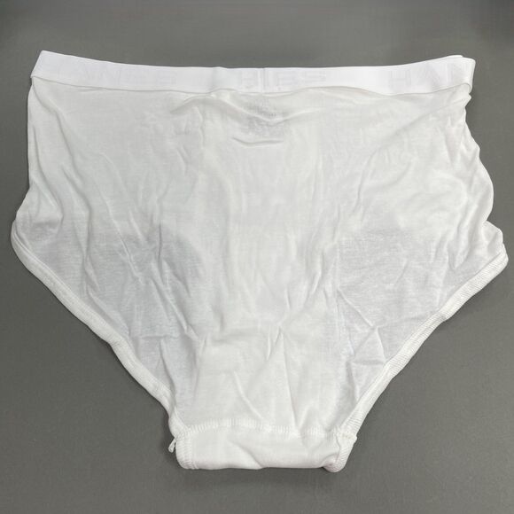 Hanes Men's Underwear Briefs White 7-Pack Tagless 2XL 44/46 Full Cut Fresh IQ - Picture 2 of 9